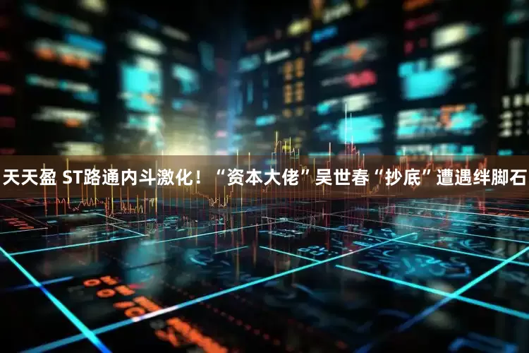 天天盈 ST路通内斗激化！“资本大佬”吴世春“抄底”遭遇绊脚石